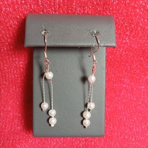 Jewelry sterling 925 Hot Earrings Hook Fashion Drop Sterling Women's Long Dangle